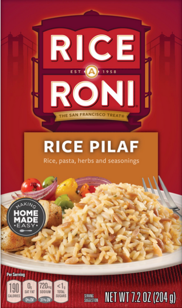 RICE RONI 'Rice Pilaf' Rice, Pasta, Herbs and Seasoning 204 gr